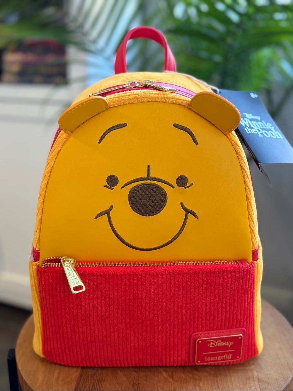 Loungefly Winnie the Pooh Yellow & Red Mini Backpack